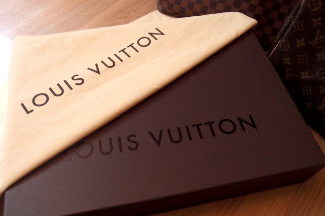 box real authentic real louis vuitton dust bag